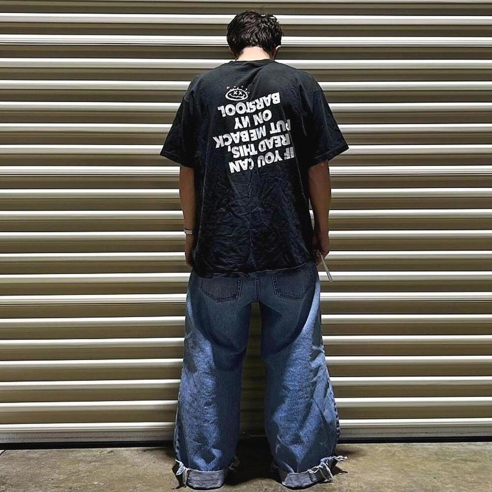 Vintage 90s funny upside down beer shirt